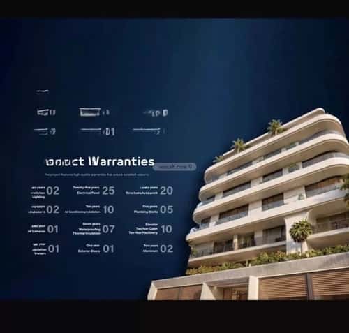 Apartment 75.89 SQM with 2 Bedrooms Al Salamah, North Jeddah, Jeddah