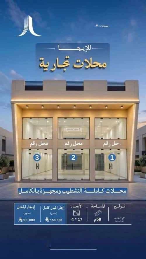 Showroom for Rent Al Rihab 1, Jazan