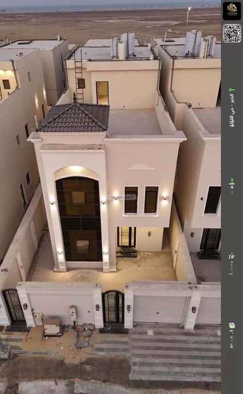 Villa 371.63 SQM Facing West on 18m Width Street Al Lo'A Lo'A, Khobar