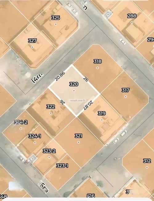 Land 542.36 SQM Facing West on 14m Width Street Al-Shafa'A, Madinah