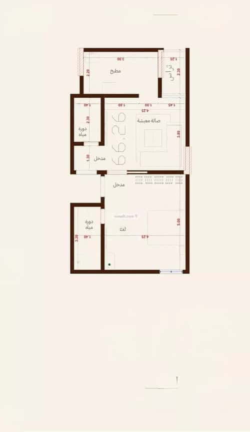 Apartment with 1 Bedroom Al Rehab, North Jeddah, Jeddah