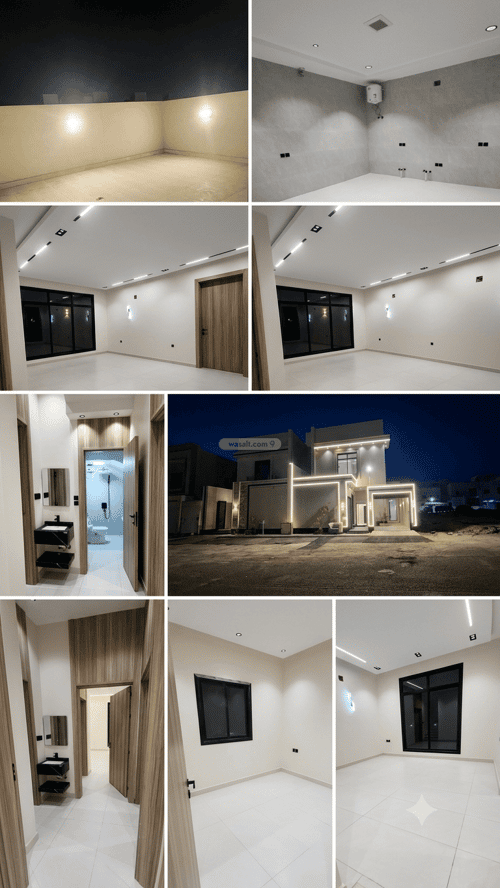 Villa 284.76 SQM Facing South on 25m Width Street Al Bayan, East Riyadh, Riyadh