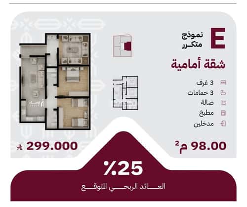 Apartment with 3 Bedrooms Al Rayaan, East Jeddah, Jeddah