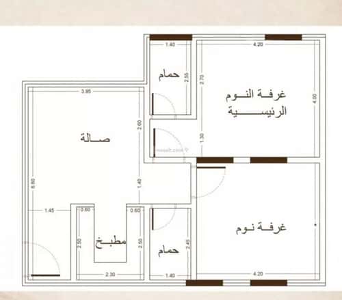 Apartment 829.81 SQM with 2 Bedrooms Al Sharafeyyah, South Jeddah, Jeddah