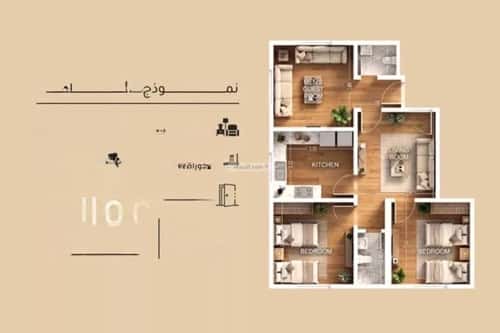 Apartment 1995.5 SQM with 3 Bedrooms Meshrefah, North Jeddah, Jeddah