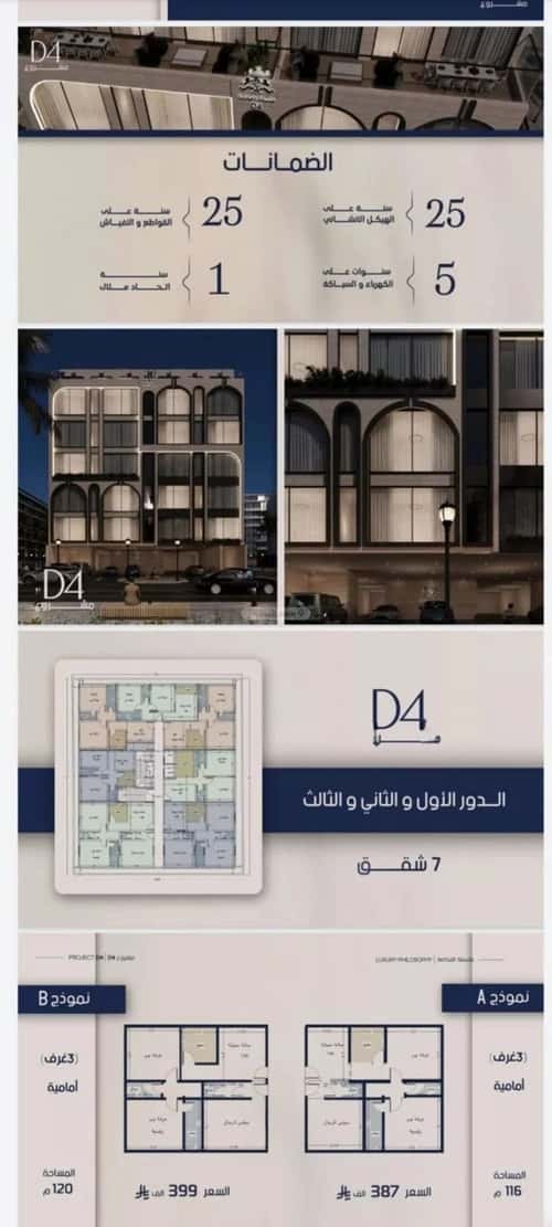 شقة 780 متر مربع بغرفتين المروة، شمال جدة، جدة