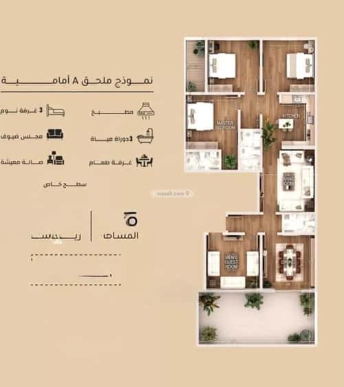 Apartment 1995.5 SQM with 4 Bedrooms Meshrefah, North Jeddah, Jeddah