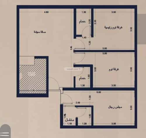 شقة 625 متر مربع ب 3 غرف الصفاء، شمال جدة، جدة