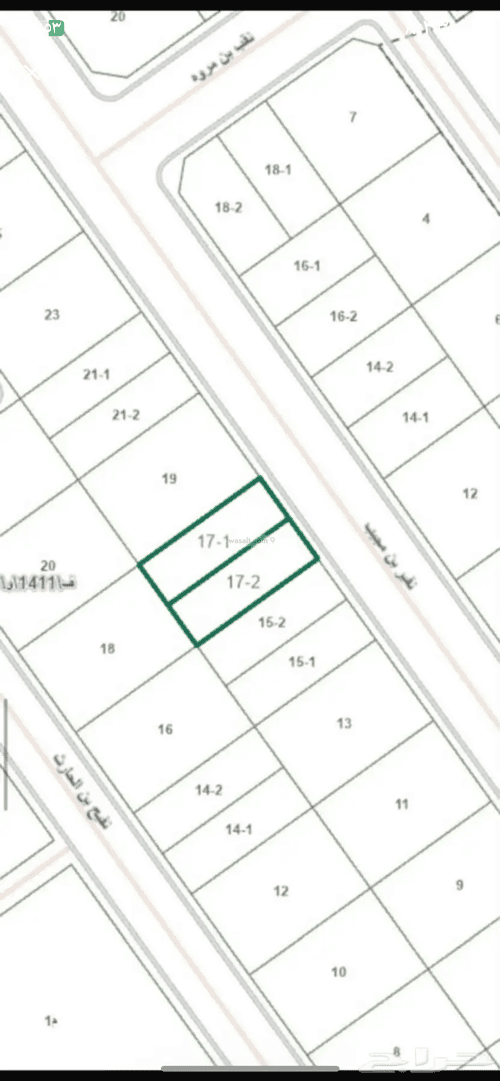 Land 300 SQM Facing East on 20m Width Street Al Haya Industrial, Madinah