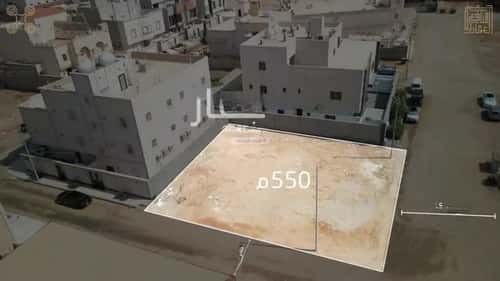 Land 550 SQM Facing North West on 15m Width Street Al Yaqoot, North Jeddah, Jeddah
