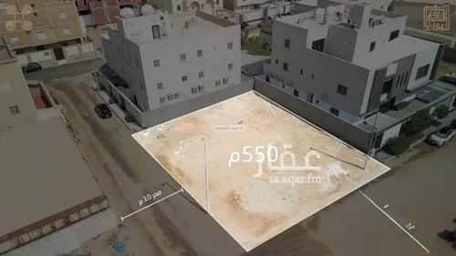 Land 550 SQM Facing North West on 15m Width Street Al Yaqoot, North Jeddah, Jeddah