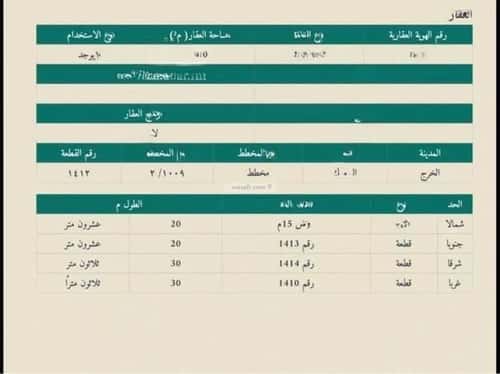 أرض 600 متر مربع شمالية على شارع 15م اليرموك، الخرج