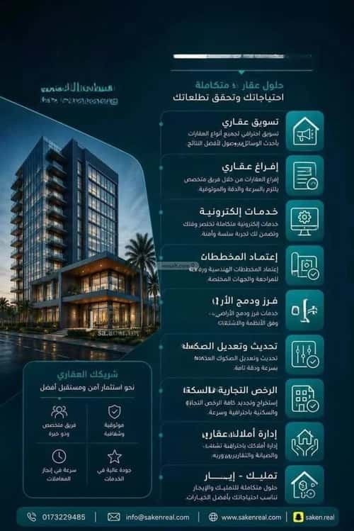 Land 450.58 SQM Facing North on 15m Width Street Al Mohammadiyah 3, Jazan