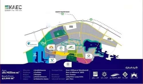 Land 758.46 SQM Facing North on 16m Width Street King Abdullah Economic, King Abdullah Economic City