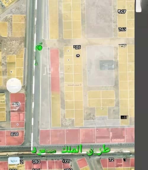 Land 607.5 SQM Facing West on 16m Width Street Al-Fanar, North Jeddah, Jeddah