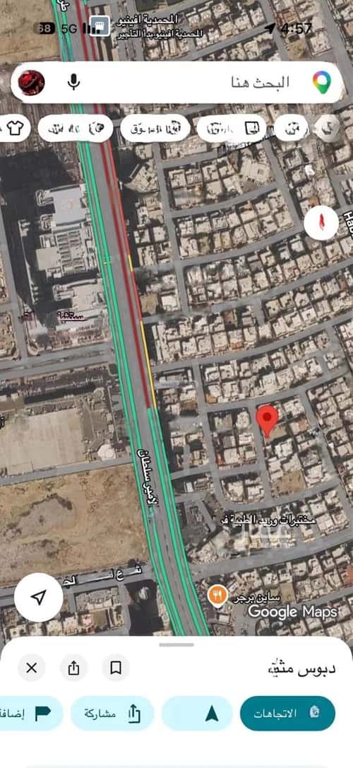 Land 1000 SQM Facing West on 15m Width Street Al Mohammadeyyah, North Jeddah, Jeddah