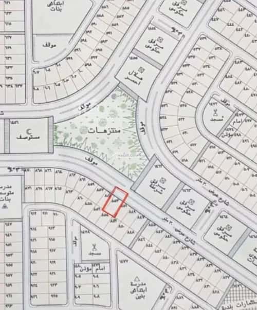 Land 700 SQM Facing North on 30m Width Street North Of Al-Ghazalah, Al Ghazalah - Al Ghazalah
