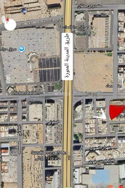 Land 504 SQM Facing South West on 12m Width Street Al Bawadi, North Jeddah, Jeddah