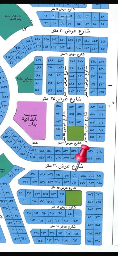 أرض 312.5 متر مربع شمالية على شارع 30م الياقوت، شمال جدة، جدة