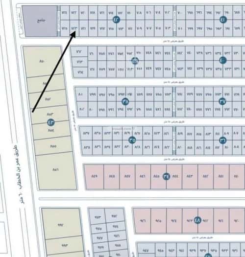 Land 405 SQM Facing South on 15m Width Street Al Khobar, Bariduh