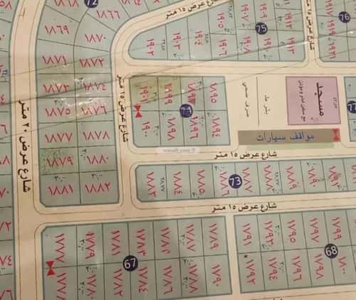 أرض 604.52 متر مربع جنوبية شرقية على شارع 20م الشعلة، الدمام