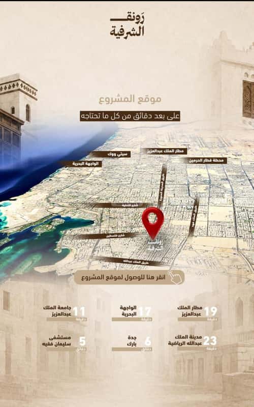 Apartment 829 SQM with 2 Bedrooms Al Sharafeyyah, South Jeddah, Jeddah