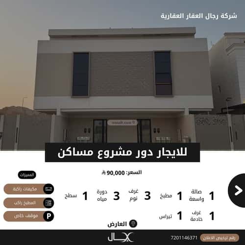 Floor 95.96 SQM with 3 Bedrooms Al-Arid, North Riyadh, Riyadh