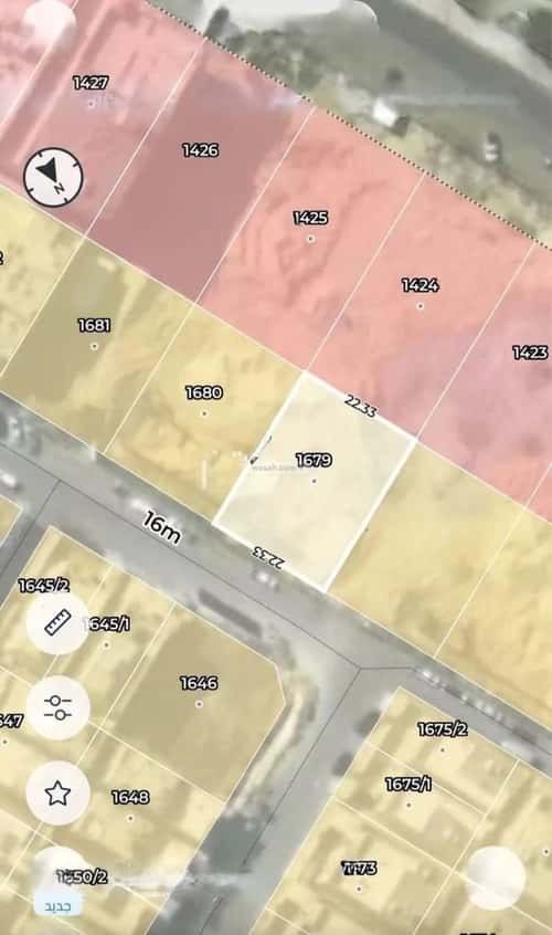 Land 660 SQM Facing East on 15m Width Street Al Shooalah, Aldammam