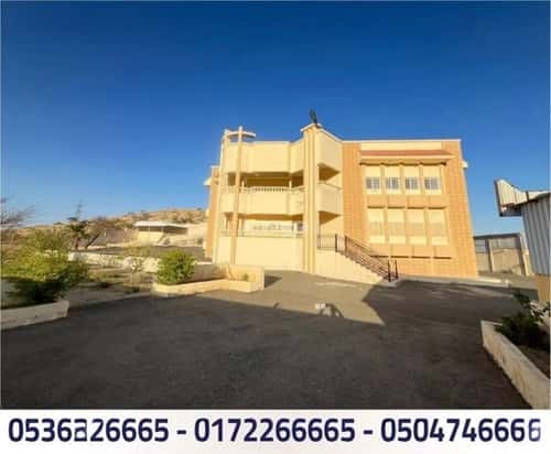 Villa 2706.5 SQM Facing South on 9m Width Street The Valley, Abha