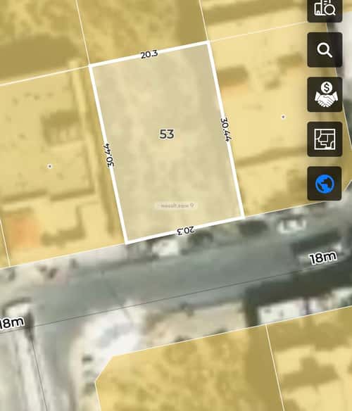 Land 600 SQM Facing South on 18m Width Street Al Amanah, Aldammam