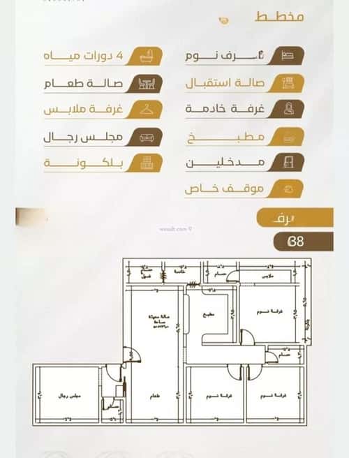 Apartment 3150 SQM with 5 Bedrooms Al Worood, South Jeddah, Jeddah