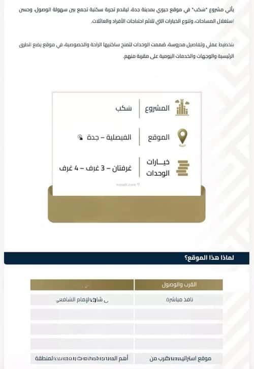 Apartment 107.7 SQM with 3 Bedrooms Al Swaryee, North Jeddah, Jeddah