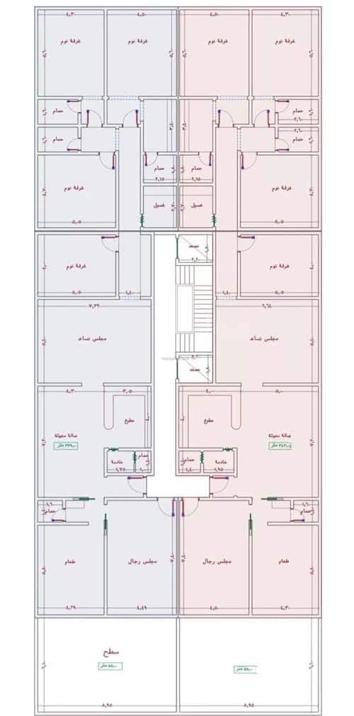 Apartment 2939.93 SQM with 7 Bedrooms Al Jamea|Ah, South Jeddah, Jeddah