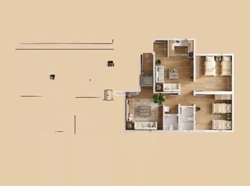 Apartment 1995.5 SQM with 3 Bedrooms Meshrefah, North Jeddah, Jeddah