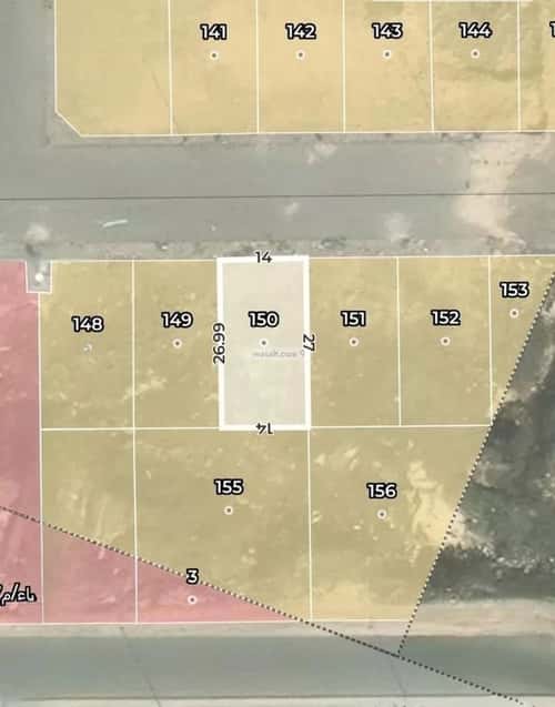 Land 377.93 SQM Facing North on 20m Width Street Al-Hadra'A, Madinah