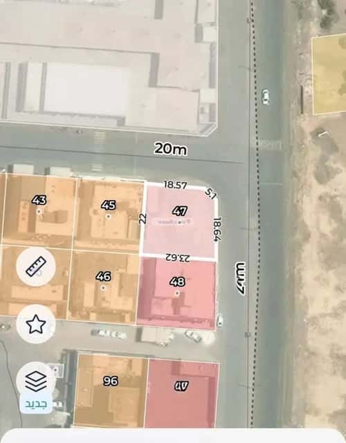 Land 495.74 SQM Facing East on 24m Width Street Haya Al Zahra, Madinah