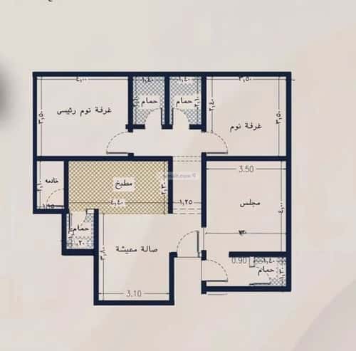 Apartment 600 SQM with 3 Bedrooms Al Rabbwah, North Jeddah, Jeddah
