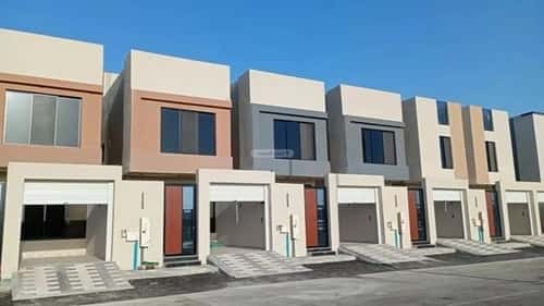 Villa 265.56 SQM Facing West on 40m Width Street Al Aqiq, Khobar