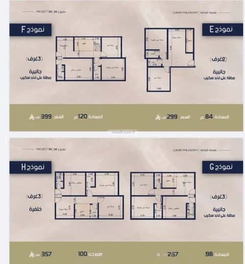 Apartment 1017.5 SQM with 3 Bedrooms Al Marwah, North Jeddah, Jeddah