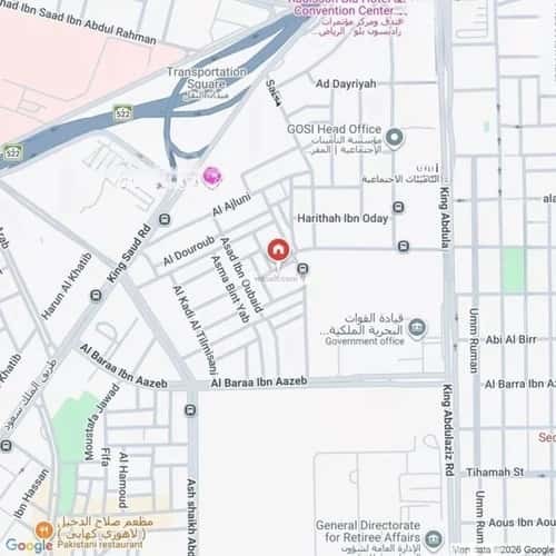 Land 600 SQM Facing North on 10m Width Street Al-Wizarat, Central Riyadh, Riyadh