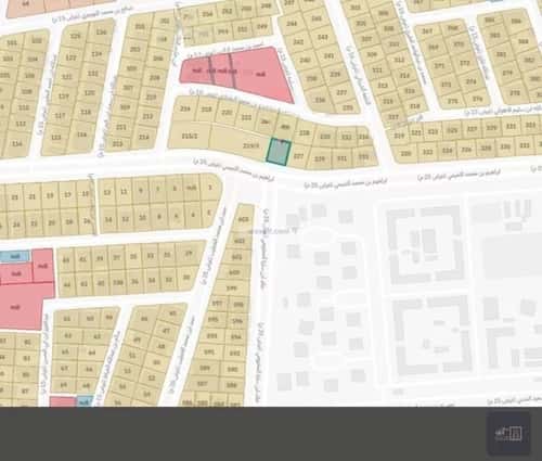 أرض 712.8 متر مربع جنوبية على شارع 32م النخيل، شرق جدة، جدة