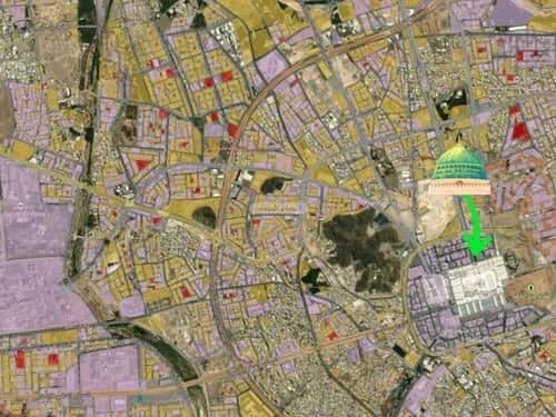 Land 654.07 SQM Facing North East on 30m Width Street Al-Hayy Bu'R Athman, Madinah