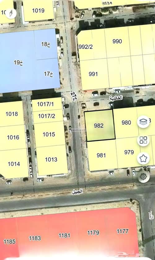 Land 593.52 SQM Facing North West on 18m Width Street King Fahad Dist, Aldammam