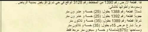 أرض 875 متر مربع غربية على شارع 15م المشرق، شرق الرياض، الرياض