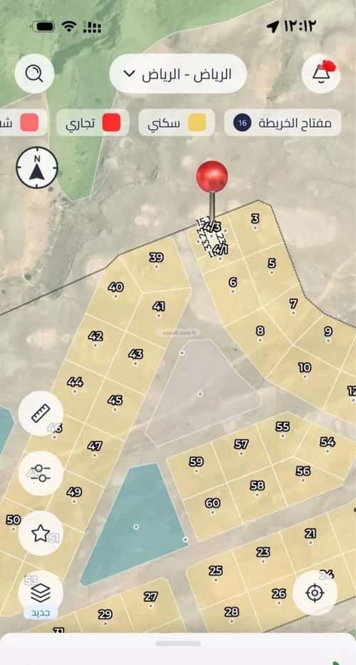 أرض 495 متر مربع شمالية على شارع 20م ضاحية نمار، غرب الرياض، الرياض