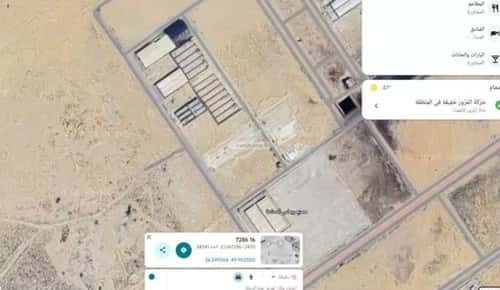 أرض 4500 متر مربع واجهة شمالية منطقة الخدمات المساندة، الدمام