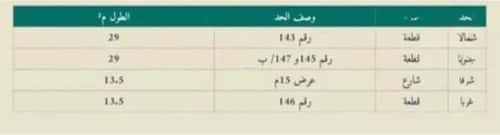 أرض 391.5 متر مربع شرقية على شارع 15م الورود، المزاحمية