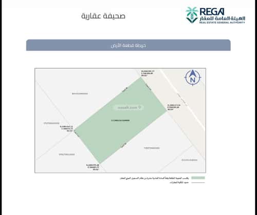 Land 450 SQM Facing East on 15m Width Street Al Sheraa, North Jeddah, Jeddah
