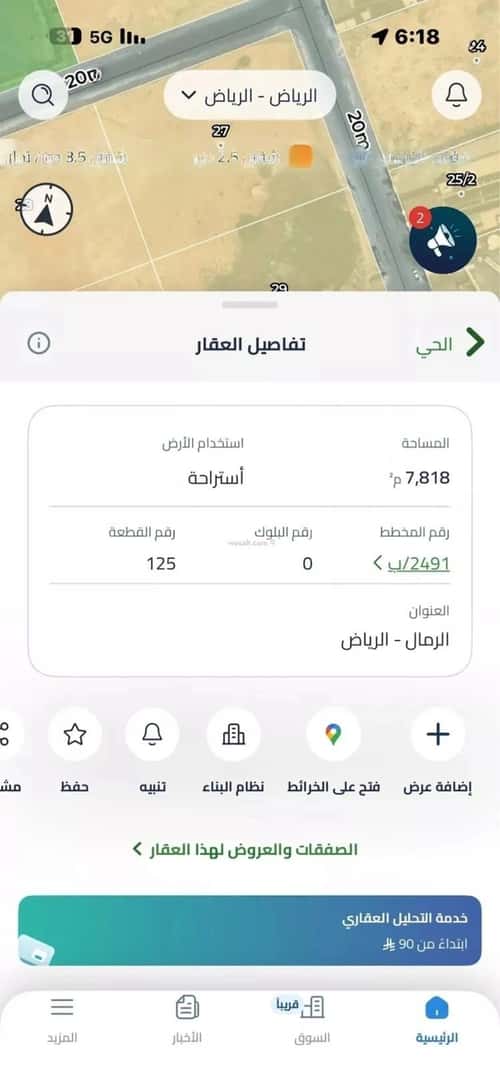Land 1200 SQM Ar-Rimal, East Riyadh, Riyadh