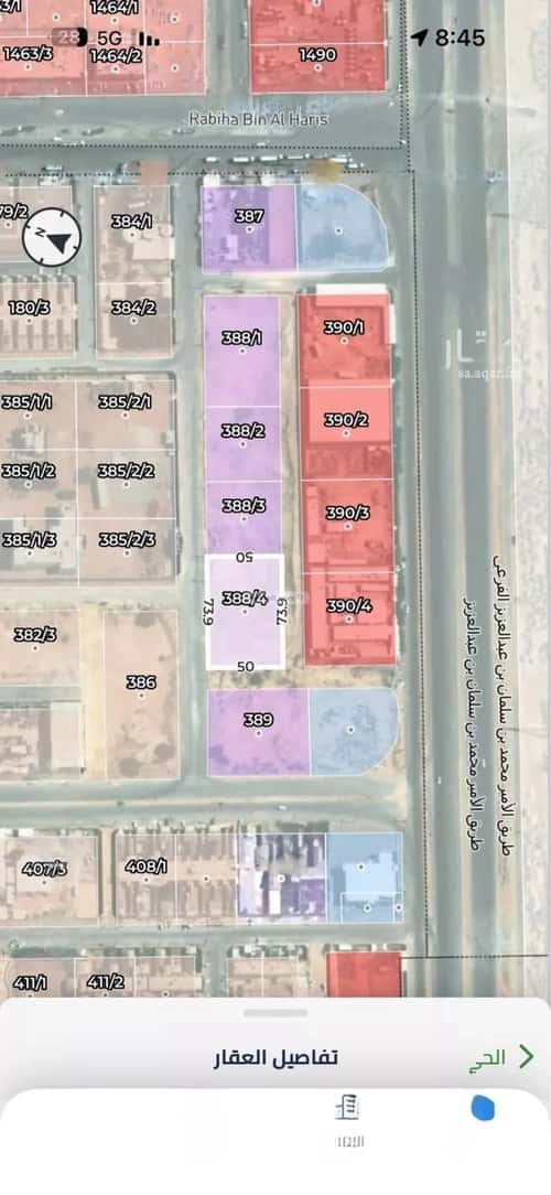 Land 3700 SQM Facing 3 Ar-Rimal, East Riyadh, Riyadh